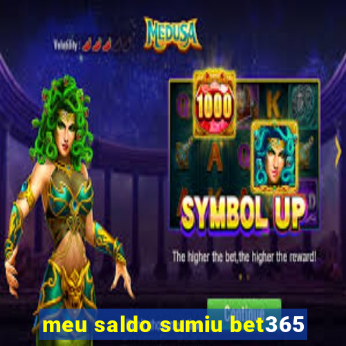 meu saldo sumiu bet365